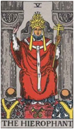 法王 THE HIEROPHANTのカードの意味と詳細