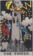 塔 THE TOWERのカードの意味と詳細